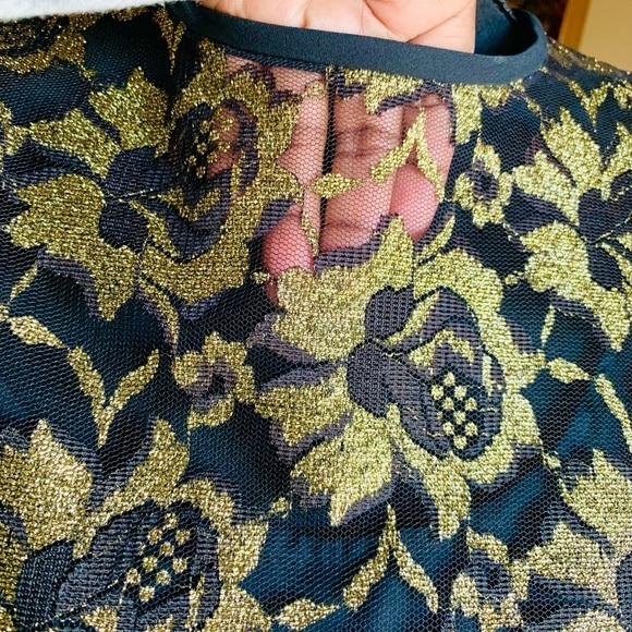 In the Moon Black and Gold Special‎ Event Dress size 8 - Picture 9 of 16